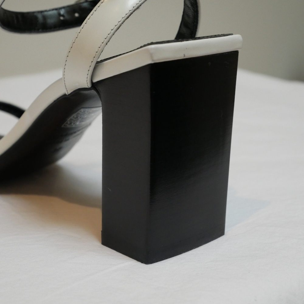 NWT Balenciaga Double Strap Square Sandal - White - Picture 6 of 6